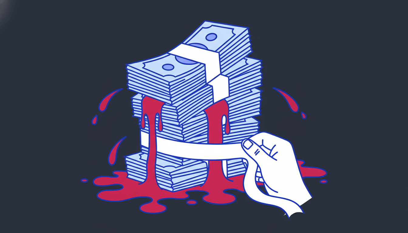 Money bleeding from ad spend waste